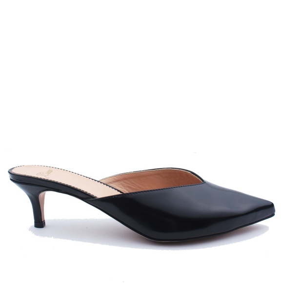 New JCREW Sophia Kitten Heels Italian Leather - Picture 2 of 3